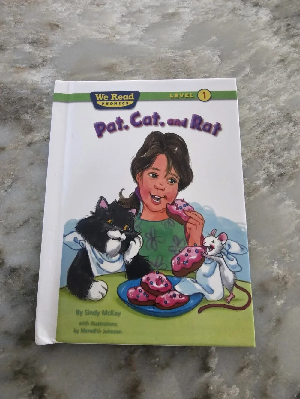 Pat, Cat, and Rat by Sindy McKay Hardcover We Read Phonics Level 1 FollettBound